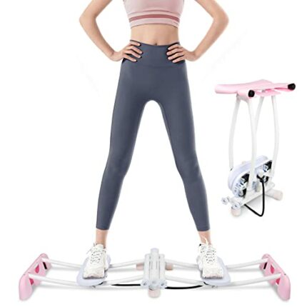 TAYUQEE Leg Exercise Equipment - Pelvic Muscle Hip Trainer Inner Thigh Exerciser for Women, 2 in 1 Ski Exercise Machine Strength Training Leg Mac