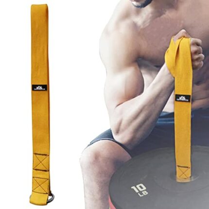 Arm Wrestling Training Loading Strap for Barbells, Arm Finger Wrist Exerciser Strengthener, Forearm Muscle Strength Workouts Tools Suitable for H