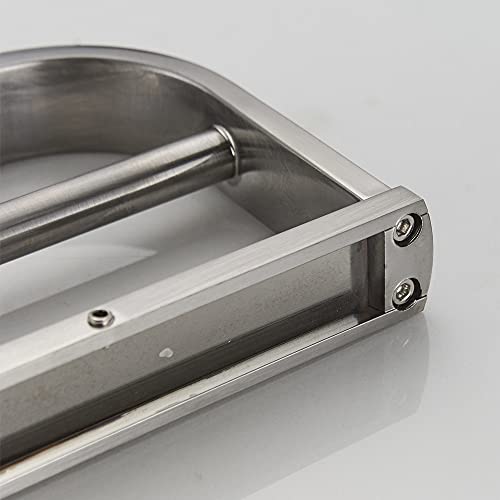 HIGOH Towel Racks, Towel Rail for Bathroom,Dual Rail Lavatory Wall Mounted Brushed Nickel,Brass Length Double Towel Bar,Contemporary Towel Holder