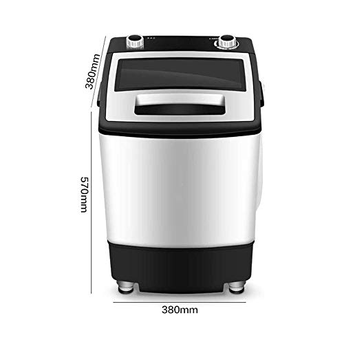 TWDYC Small Mini Washing Machine Home Double Barrel Semi-automatic Portable with Dehydration Spin Dry Washer Household Appliances