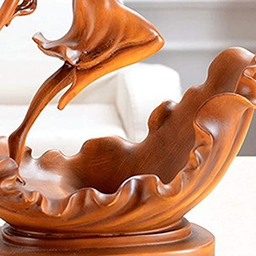 NEOCHY Home Wine Rack Decoration, European Sculpture As a Whole Resin Decoration,Crafts Cabinet