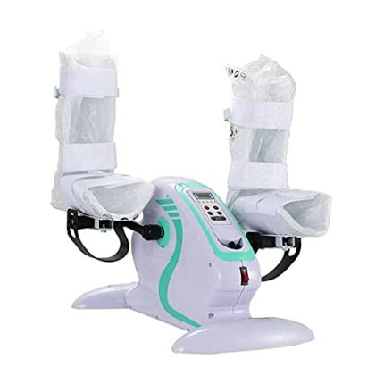 LUNEZY Mini Exercise Bike, Portable Home Pedal Exerciser Gym with LCD Display for Women and Men Cycling Rehab Equipment for Handicap Disabled (Mi