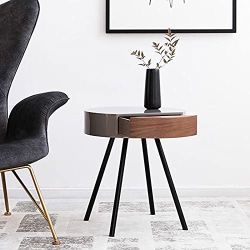 JYDQM Nordic Bedside Table Round Corners A Few Sides Sofa Side Table Minimalist Small Side Cabinet Bedroom Bedside