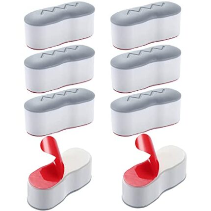 8Pcs Toilet Seat Bumpers Toilet Seat Buffers White Push in Toilet Seat Buffer Set Toilet Seat Buffer Pads Toilet Seat Buffers Self-Adhesive Repla