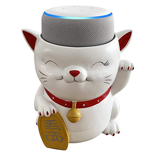 Dekodots Smart Speaker Table Stand (Hedgehog) - Decorative Holder for Amazon Echo Dot or Google Home Mini - Portable Design, No Sound or Micropho