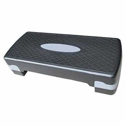LLRYN Adjustable Workout Aerobic Stepper in Fitness Exercise Step Platform Trainer Stepper