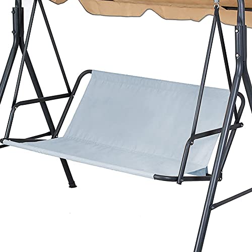 Patio Swing Cushion Cover Replacement, 600D Oxford Fabric Waterproof Outdoor Swing Seat Cover Dust-proof Protective Covers for Yard, Balcony, Gar