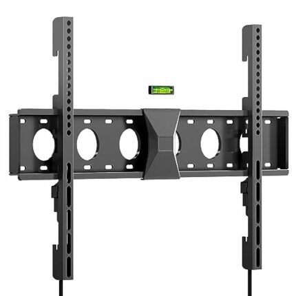 XINLEI Fixed TV Wall Bracket for Most 42-75 inch TV up to 60kg, Ultra-Slim TV Wall Mount, Max VESA 600x400mm, Heavy Duty TV Bracket for Flat and