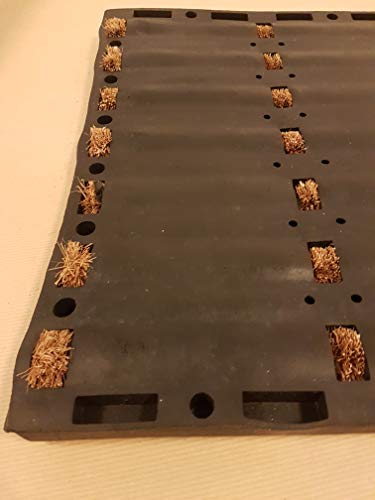 oKu-Tex Doormat, Rubber, Natural, 45 x 75 x 1,8 cm