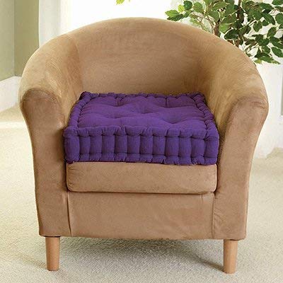 ASDF Garden Furniture Pad, Outdoor/indoor Water Thicken 2 Seater Bench And Patio Furniture Pad Cushion 50x50cm brown-6