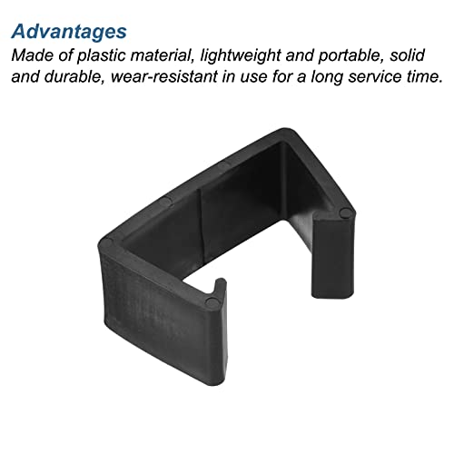 PATIKIL Patio Furniture Clips, 16 Pack Sofa Clamps Fixed Buckle Rattan Chair Fasteners for Outdoor Garden, Black