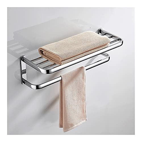 HIGOH Towel Racks, Bathroom Towel Rack Wall Mounted Towel Holder,Rose Bath Towel Bar,Bathroom Towel Rail,Brass European Towel Rack Towel Holder,A