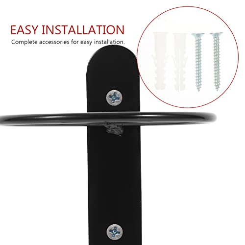 Hemoton Wall Mounted Wine Shelf 2Pcs Wall Wine Holder Wall Single Bottle Rack Wall Wine Rack Wine Storage Rack for Home Bar Wine Holder Wall Moun