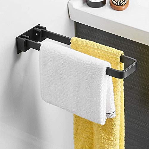 EYHLKM Stainless Steel Bathroom Single Towel Bar Holder Hanging Rack, Brushed Bathroom Towel Bar Rack