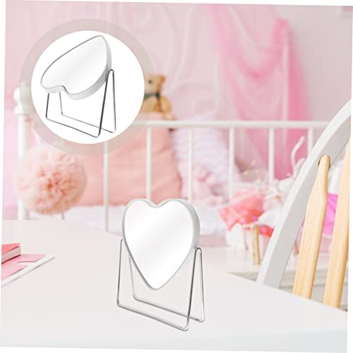 FOMIYES 4pcs double sided makeup mirror square mirrors make up holder double sided mirror travel mirror with magnification office tables for home