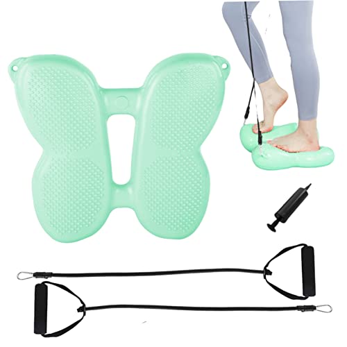 Mini Stepper Fitness Stair Stepper Multi-Function Balance Stepper Massage Dots Inflatable Balance Trainer for Home Gym