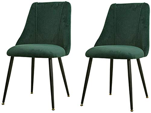 dining chair Kitchen Dining Room Furniture Chairs Kitchen Dining Chairs Set Of 2,Velvet Chairs with Metal Legs,Sofa Side Chair for Living Room Fu
