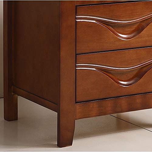 N/A Simple Bedroom Bedside Table, Independent Storage Cabinet Solid Wood Bedside Table