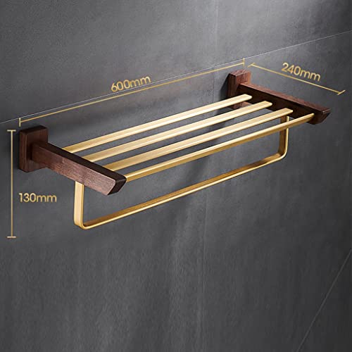 HIGOH Towel Racks,Bathroom Towel Rack Wall Mounted Towel Holder,Light Solid Towel Rack,Bathroom Towel Rack,Bathroom Rack,New Bathroom Hanging Rod