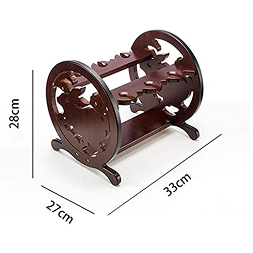 NEOCHY Countertop Rustic Wine Rack,Wine Display Storage Wine Rack Wine Storage European Grape Wine Glass Rack