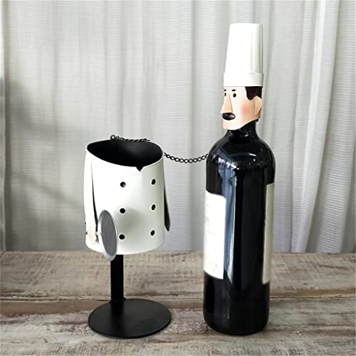 maozi Detachable wrought iron chef wine rack metal wine bottle rack household wine utensils kitchen ornaments