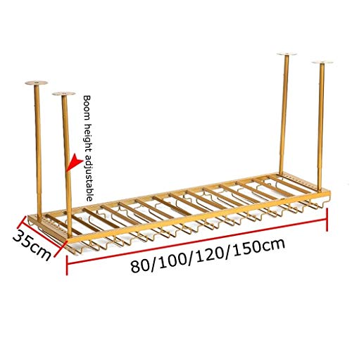 Stylish Simplicity Wine Glass Holder Stylish Simplicity Industrial Retro Iron Inverted High Glass Rack Bar Floating Rack Kitchen Cutlery Bottle H