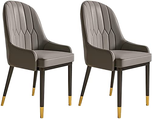 dining chair Office Reception Chairs Business Dining Chairs Set Kitchen Modern Kitchen Dining Chairs Set of 2 Water Proof PU Leather Side Chair w