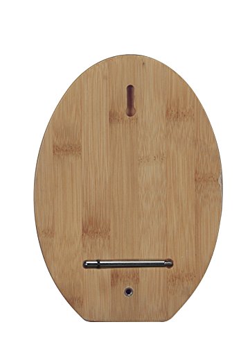 Kleine Wolke Clever Cosmetic Mirror, Bamboo, Natural, 1.5 x 15 x 21 cm