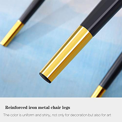 Kitchen Dining Room Furniture Chairs Water Proof PU Leather Dining Chair With Metal Legs Faux Matte Suede Leather Dining Chairs Accent Chairs For