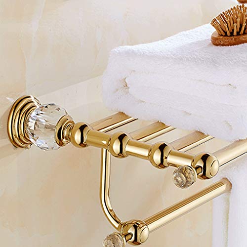 N/A Double Towel Bar Stainless Steel Bathroom Kitchen Towel Holder Dual Towel Rod Rustproof Wall Mount