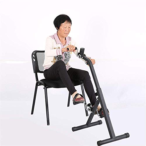 Case Folding Arm and Leg Pedal Exerciser for Leg Arm and Knee Recovery Exercise with LCD Monitor, Portable Pedal Exerciser Fitness Equipment