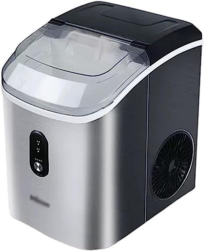 Shykey countertop ice machine Portable Countertop Ice Maker -33 lbs Daily Output, Self-Cleaning with Ice Scoop for Kitchen, Office, Bar, Party ic