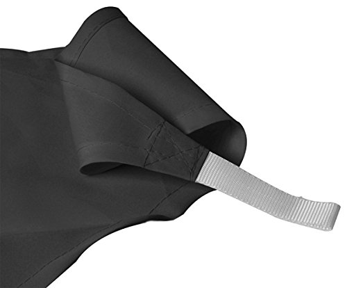Kookaburra 5m x 4m Rectangle Water Resistant Garden Patio Sun Shade Sail Canopy 96.5% UV Block with Free Rope (Charcoal)