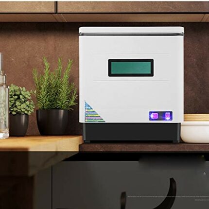 SKREOJF Small Household Desktop Dishwashers are Fully Automatic Without Installing Heating and Disinfection Spray Dishwashers