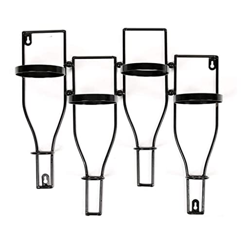 NEOCHY Retro Style Wine Rack, Bar Decoration Wine Rack Personalized Metal Wine Rack
