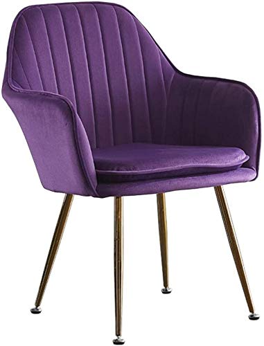 Kitchen Dining Room Furniture Chairs Dining Chairs Velvet Armchairs With Legs And Metal Back For Living Room Bedroom Kitchen Furniture (Color : P
