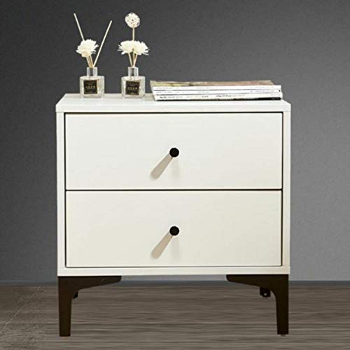 maozi Bedside Table Bedside Table, Mini Small Family Bedside Iron Simple White Locker