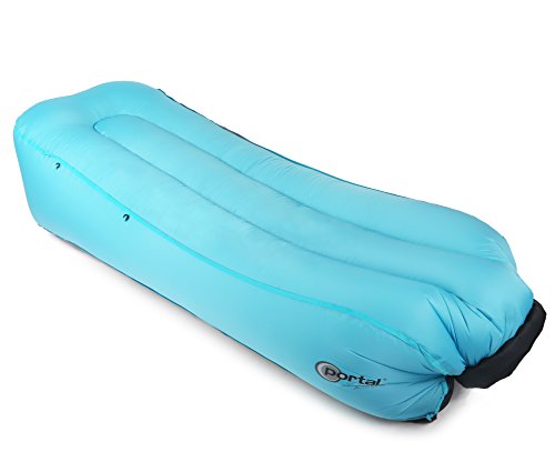 Portal Outdoor Inflatable Camping / Beach / Festival Lounger, Easy to Inflate, UV Resistant, Waterproof and Easy to Clean – Supports up to 100kg