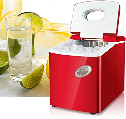 XYZMDJ Ice Maker Commercial Milk Tea Shop Small Household Mini Table Bar Round Ice Making Machine