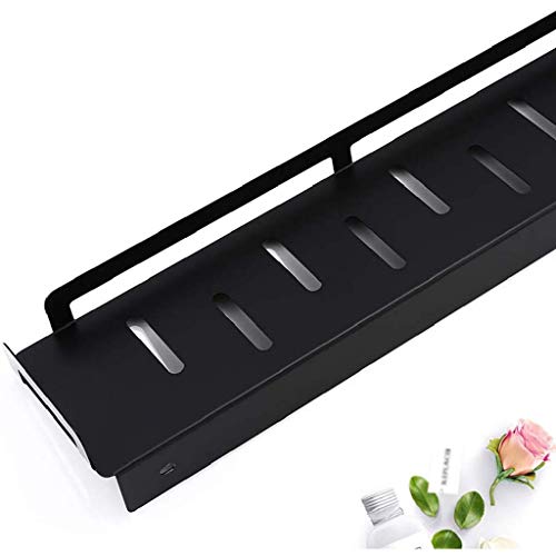 N/A Multifunctional Towel Rack- Black Space Aluminum Towel Racks, Bathroom Towel Shelf with Towel Bar Holder, Wall Mounted Multifunctional Towel