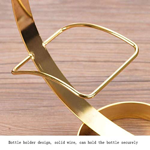 PIBM Stylish Simplicity Nordic Fashion Wrought Iron Wine Rack Decoration Simple Personality Home Furnishings Living Room Wine Cabinet Decoration