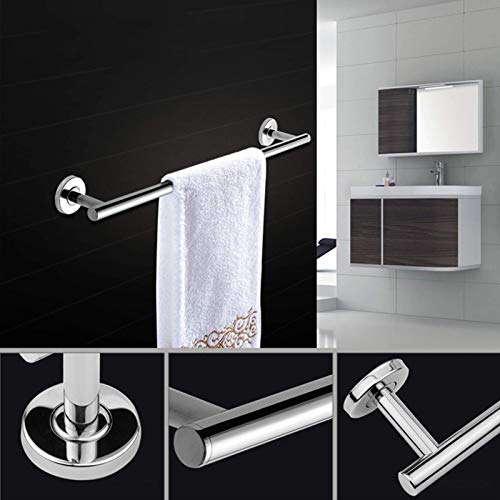 HIGOH Towel Rack Towel Bar Towel Rail Stainless Steel Wall Mounted Hanging Single Towel Shelf Holder for Bathroom or Kitchen Bathroom Hardware
