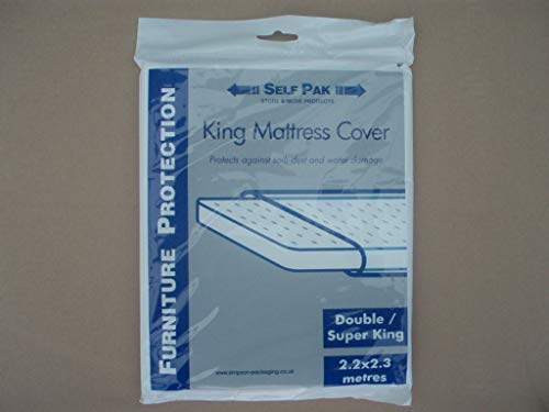 MATTRESS COVER Double/King/Superking for Moving or Storage (Large Polythene bag). It is manufactured to the standard required by Removal Companie