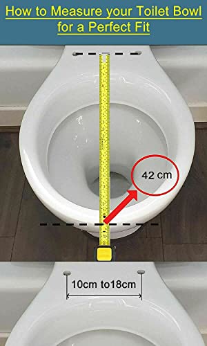 Oval Toilet SEAT Soft Close White - Easy Installation by AAN®
