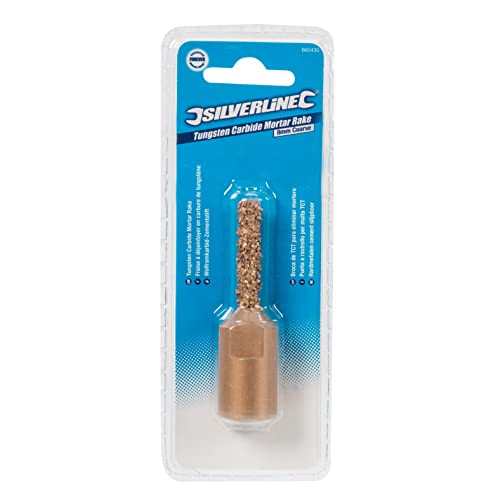 Silverline 660430 Tungsten Carbide Mortar Rake 8 mm Coarse