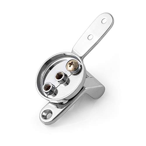 QWORK® Toilet Seat Hinge , Replacement Toilet Hinges Stainless Steel , 1 Pairs with Bolts and Nuts