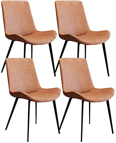 dining chair Office Reception Chairs Business Dining Chairs Set Kitchen Dining Chairs Set of 4, Kitchen Chairs with PU Cushion Seat Back, Modern