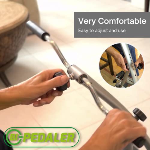 Bewegungstrainer klappbar Gymform Bi-Pedaler, inkl. Bildschirm, Fitnesstrainer,Fitnessgerät, platzsparend zusammenklappbar, 6 Tretwiderstände Spo