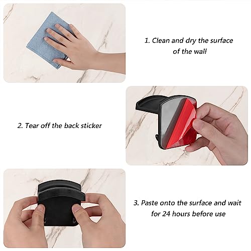 GEEKRIA Gaming Headset Headphone Hook Holder, Headphone Wall Mount Headset Holder, Headsets Hanger Compatible with Bose, Sony, Sennheiser, ATH, A