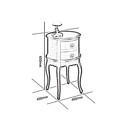 JYDQM Nordic Bedside Table Simple Bedside Small Cabinet Simple Bedroom Storage Mini Small Round Storage Cabinet